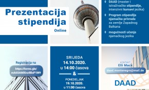 Onlajn promocija njemačkih stipendija DAAAD